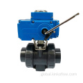 Electric UPVC Ball Valve Electric UPVC double command ball valve Supplier